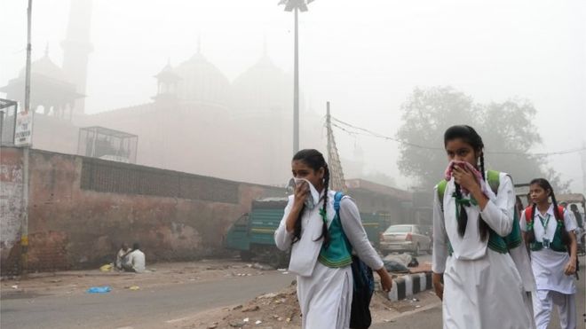 pollution in india